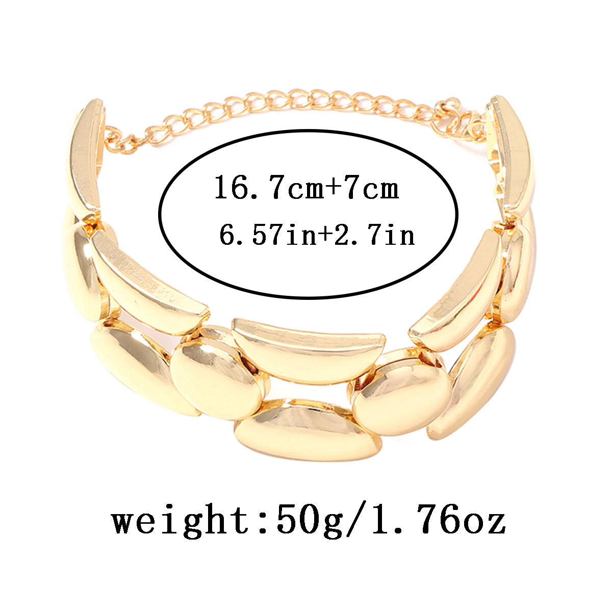 Wide Band Bracelet - DippedShop Wholesale - #6323