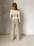 Off Shoulder Knit Top - DippedShop Wholesale - #2707