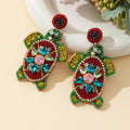 Tortoise Pendant Dangle Earrings - DippedShop Wholesale - #7235