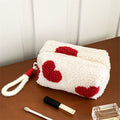 Plush Leopard Print Makeup Bag - DippedShop Wholesale - #5475