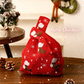 Cute Christmas Knitted Wrist Handbag Gift Bag 6W10BOB1350