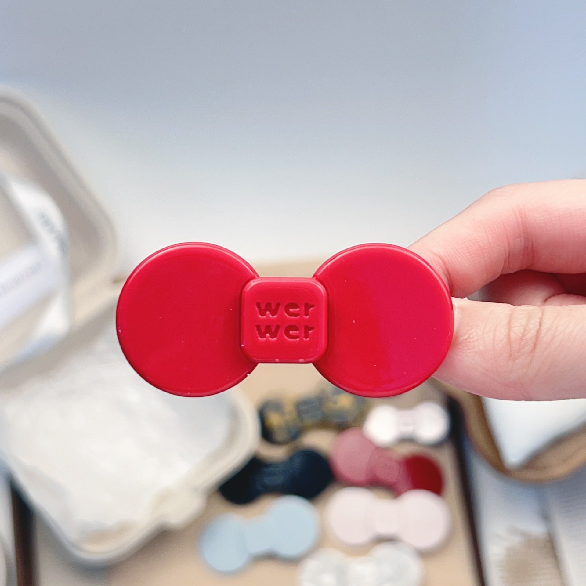 Sweet Bowknot Letter No Bend Hair Clip MK2PM6W6HCP02