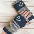 Cat Print Fingerless Gloves - DippedShop Wholesale - #5171