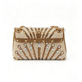 Trendy Sparkly Rhinestone Pearl Hanbag Evening Purse 6W10BBG1974