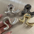 Minimalist Irregular Metal Hair Claw Clip MK2MBEP6W6HCP362