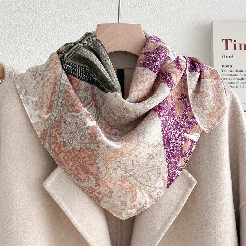 Square Silk Scarf - DippedShop Wholesale - #2243