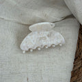 Cute Mini Marbel Textured Non-Slip Hair Claw 6W6HCP1294