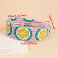 Knitted Floral Head Band - DippedShop Wholesale - #6563