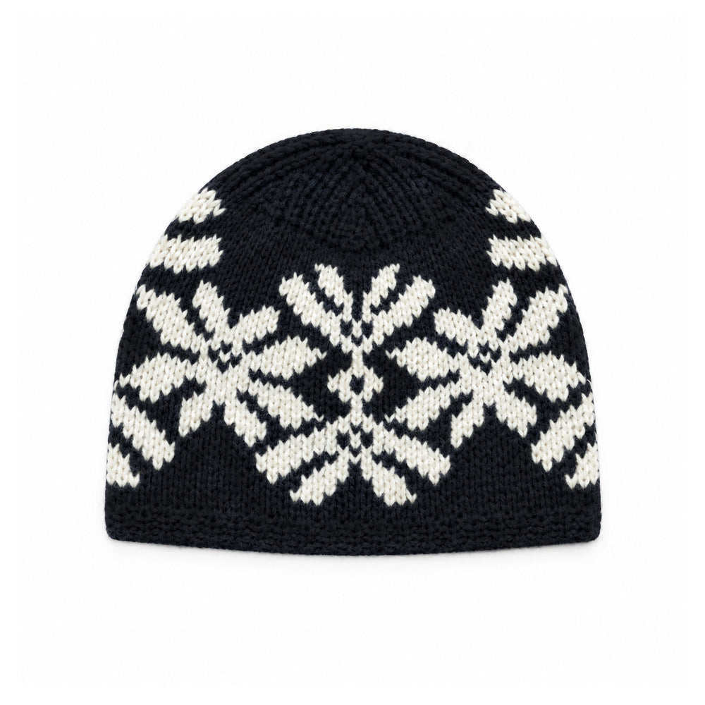Snowflake Jacquard Knit Beanie - DippedShop Wholesale - #1923