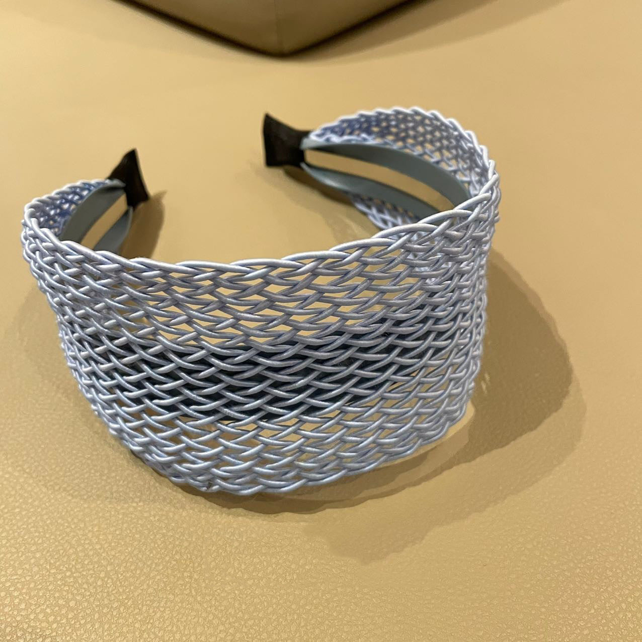 Minimalist Hand Woven Hollow Wide Headband MK2SPM6W6HBD25