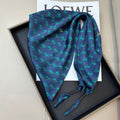 Cashew Print Silk Scarf - DippedShop Wholesale - #5379