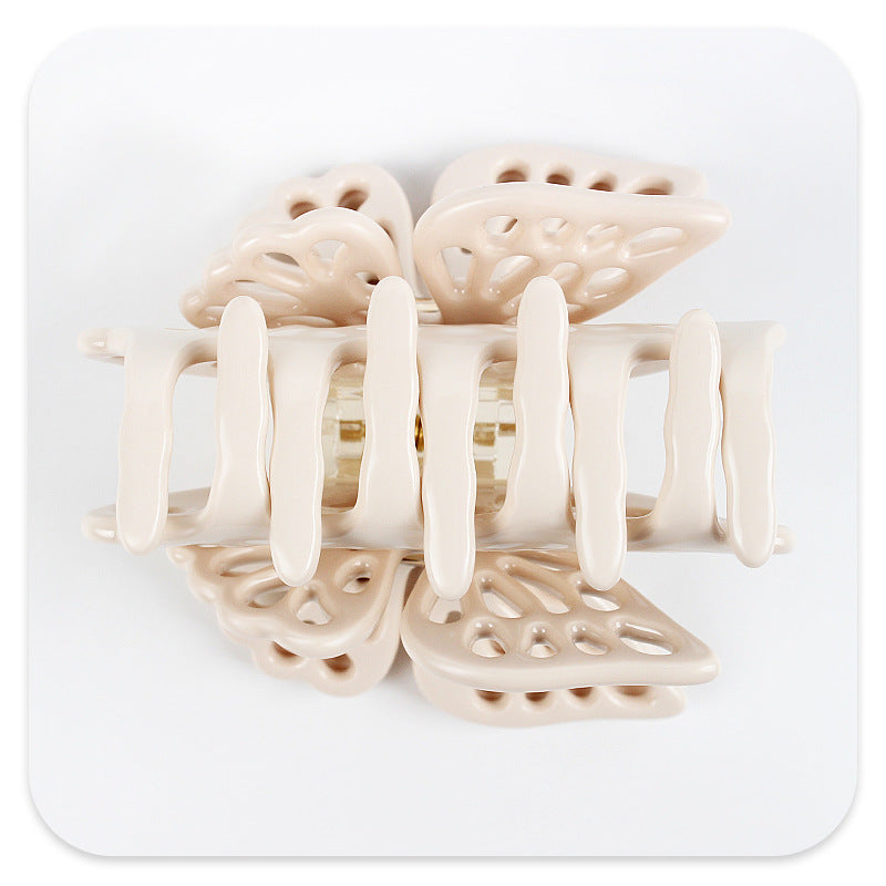Elegant Hollow Out Butterfly Acetate Hair Claw MK2PPM6W6HCP355