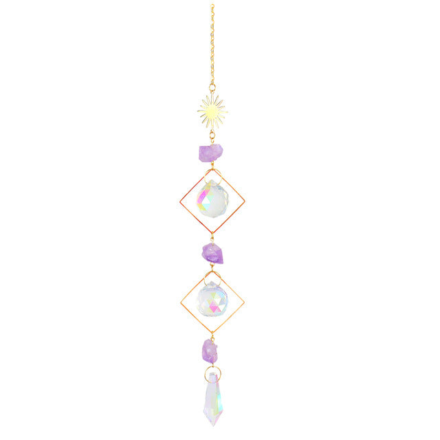 Stone Crystal Wind Chime - DippedShop Wholesale - #4387