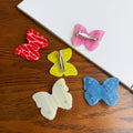Cute Rhinestone Butterfly No Crease Hair Clip 8AS6HCP332T