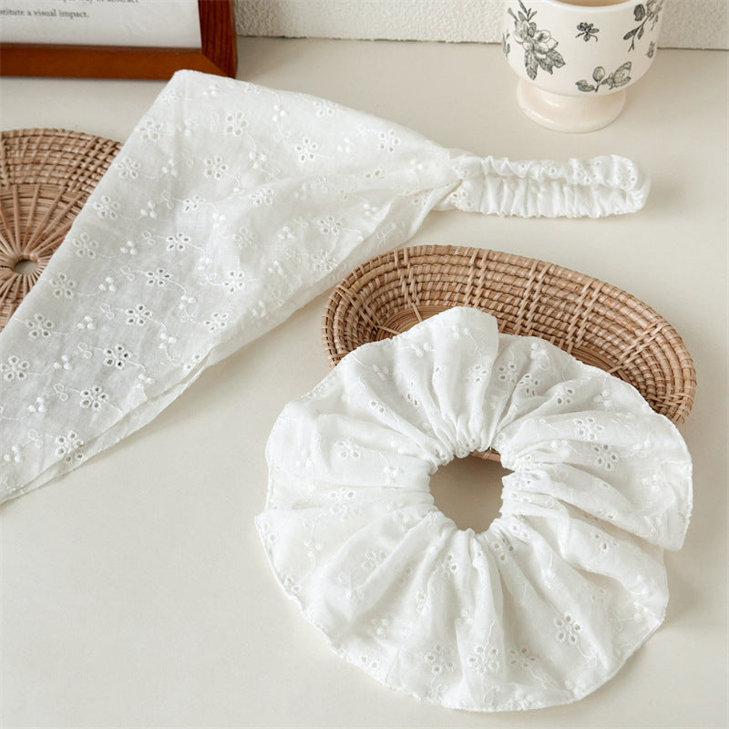 Lace Triangle Scarf Headband - DippedShop Wholesale - #1203