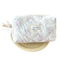 Floral Quilted Cosmetic Bag - DippedShop Wholesale - #5139