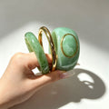 3-Piece Vintage Irregular Resin Bracelet Set 6W6JBR576