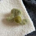 Sweet Plush Felt Ball Small Hair Claw 6W6HCP1652