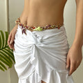 Chunky Starfish Shell Gold Plated Waist Chain 8ZA6JBC102T