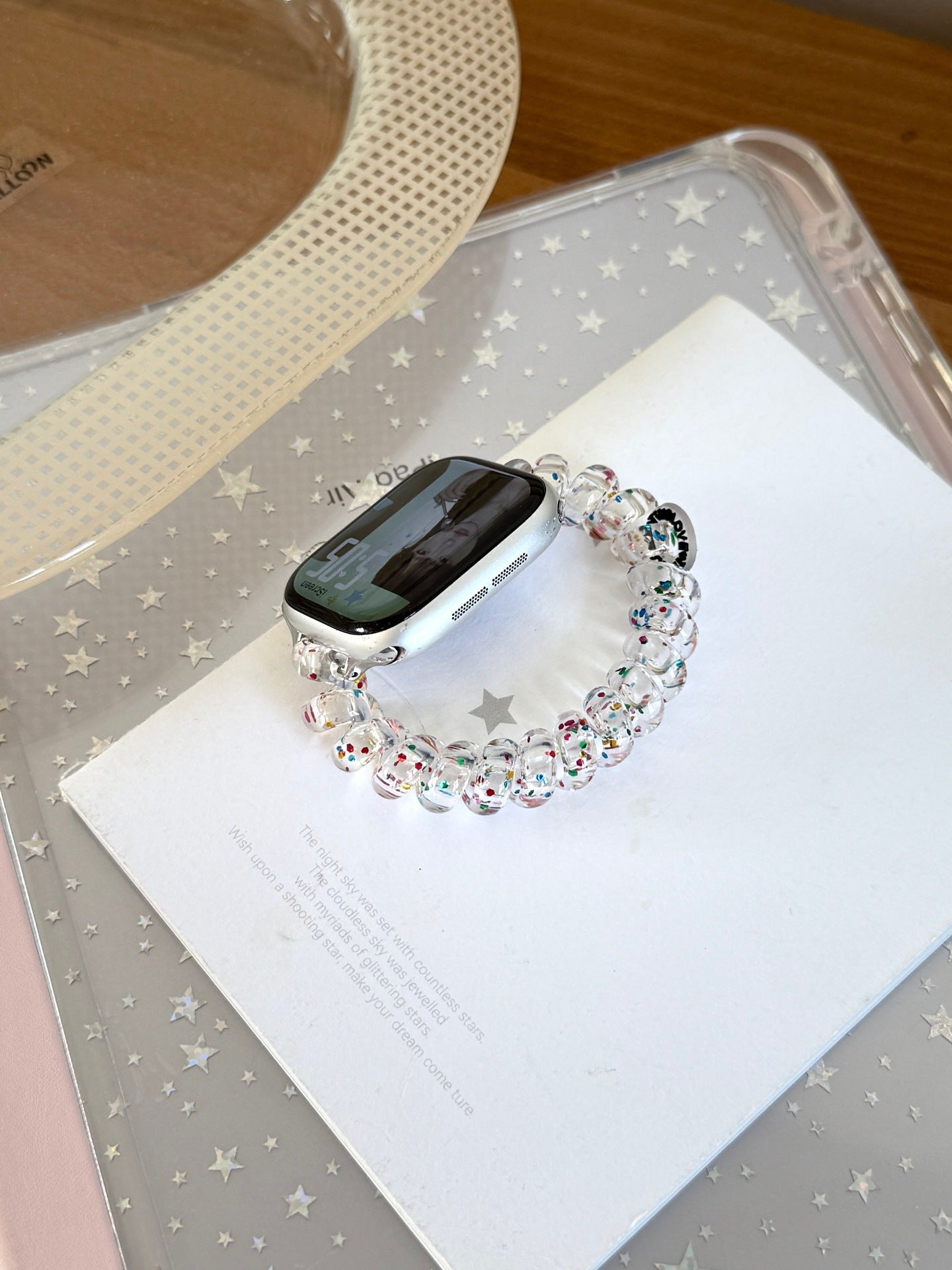 Jelly Clear Coil Elastic Watch Band 6W6JWA101