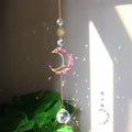Natural Stone Moon Crystal Hanging - DippedShop Wholesale - #2579