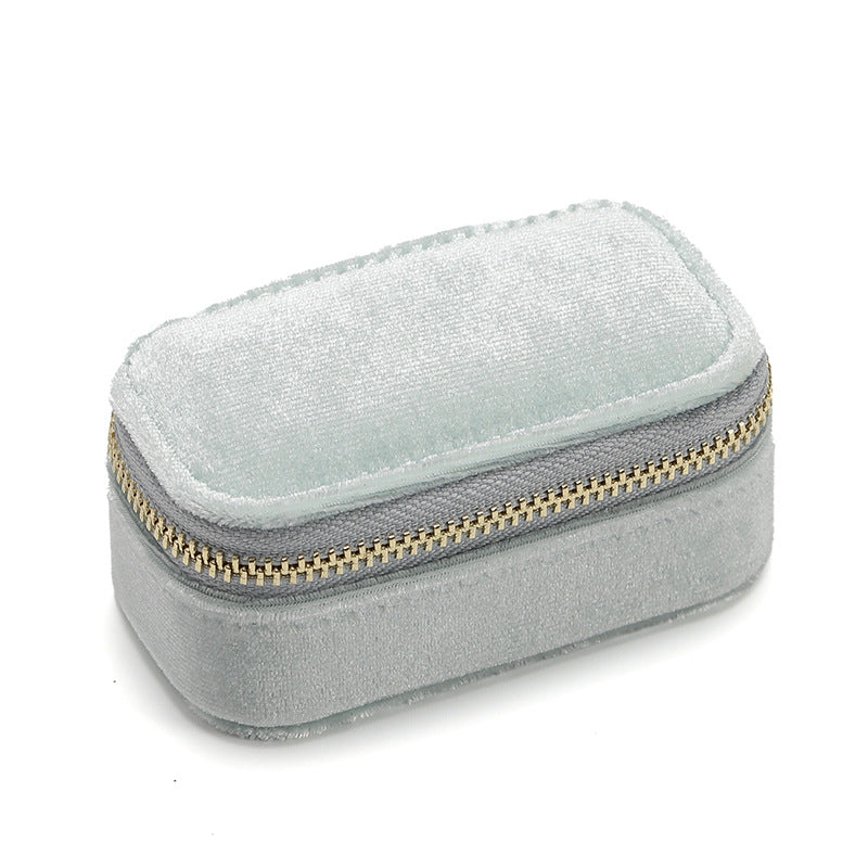 Mini Solid Color Velvet Jewelry Case 8CW6BOB295L