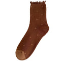 Cute Polka Dots Ruffle Crew Socks 6W8FSO546