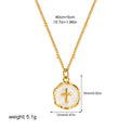 Simple Enamel Irregular Pendant Choker Necklace 6W6JNC398L