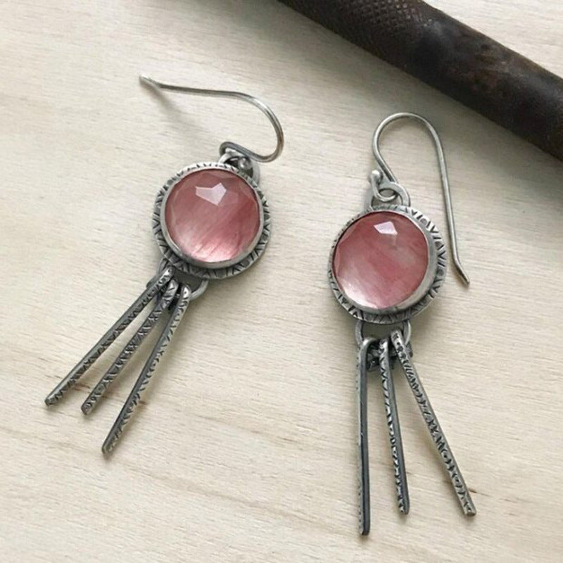 Geometric Cubic Zirconia Earrings - DippedShop Wholesale - #6531