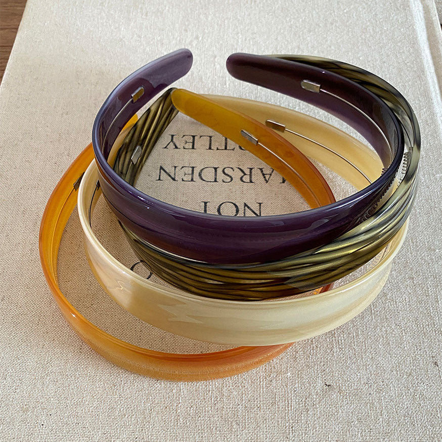 Acetate Wide Headband - DippedShop Wholesale - #5891