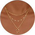 Fashion Bow Knot Gold Plated Chain Necklace 6W6JNC403L