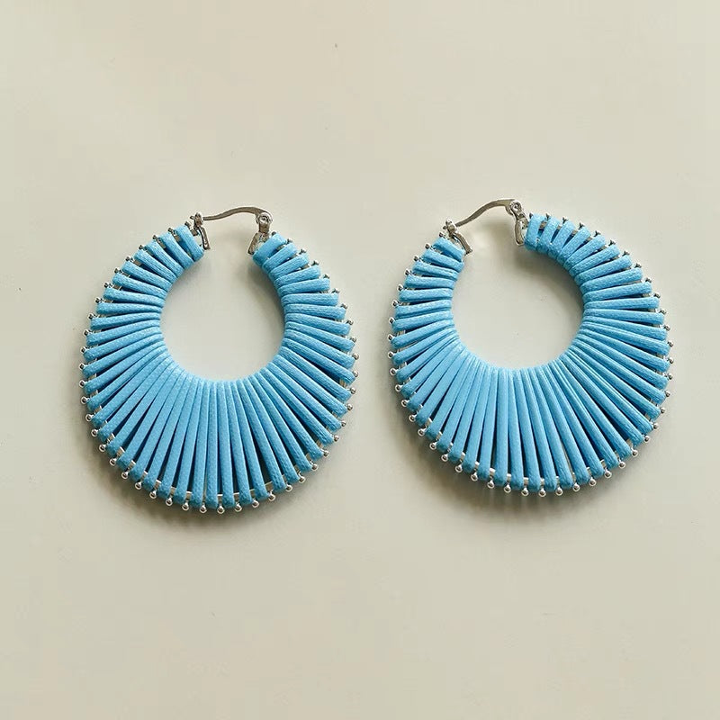 Retro Boho-Style Handmade 3D O - DippedShop Wholesale - #9075