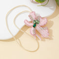 Sweet Rhinestones Floral Pendant Keychain Bag Charm 6W10BBC776