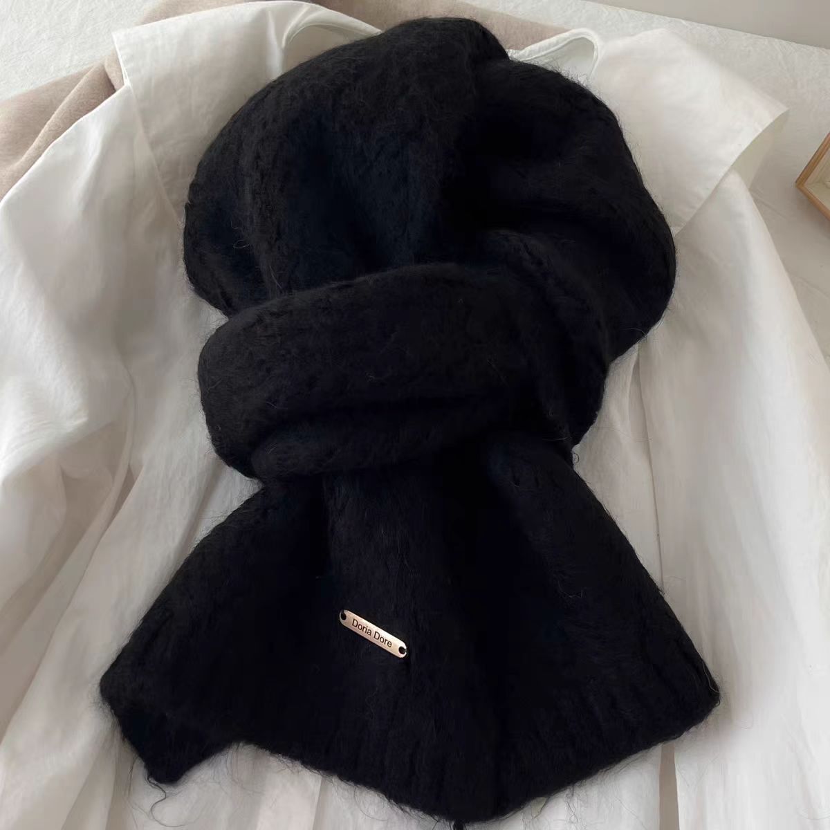 Solid Color Knit Scarves - DippedShop Wholesale - #4371