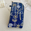 Stylish Floral Embroidery Lightweight Sunglasses Case MK2BLC6S13HSY74