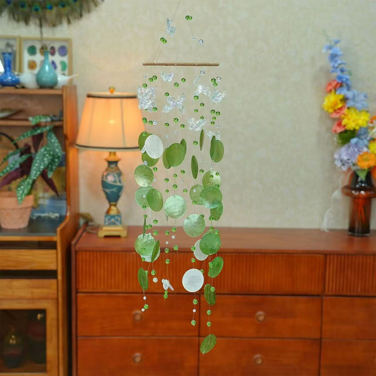 Handmade Natural Shell Hanging Wind Chime 6H7HLS221
