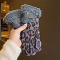 Faux Fur Winter Gloves - DippedShop Wholesale - #2355
