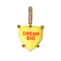 Minimalist Heart Pendant Choker Necklace 6W6JNC451