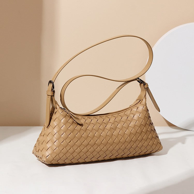 Woven Dumpling Crossbody Bag - DippedShop Wholesale - #5523