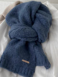 Solid Color Knit Scarves - DippedShop Wholesale - #7139