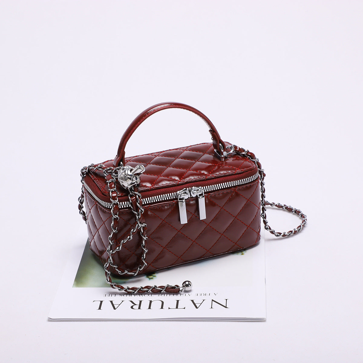 Elegant Gold Quilted Crossbody Bag - DippedShop Wholesale - #4131