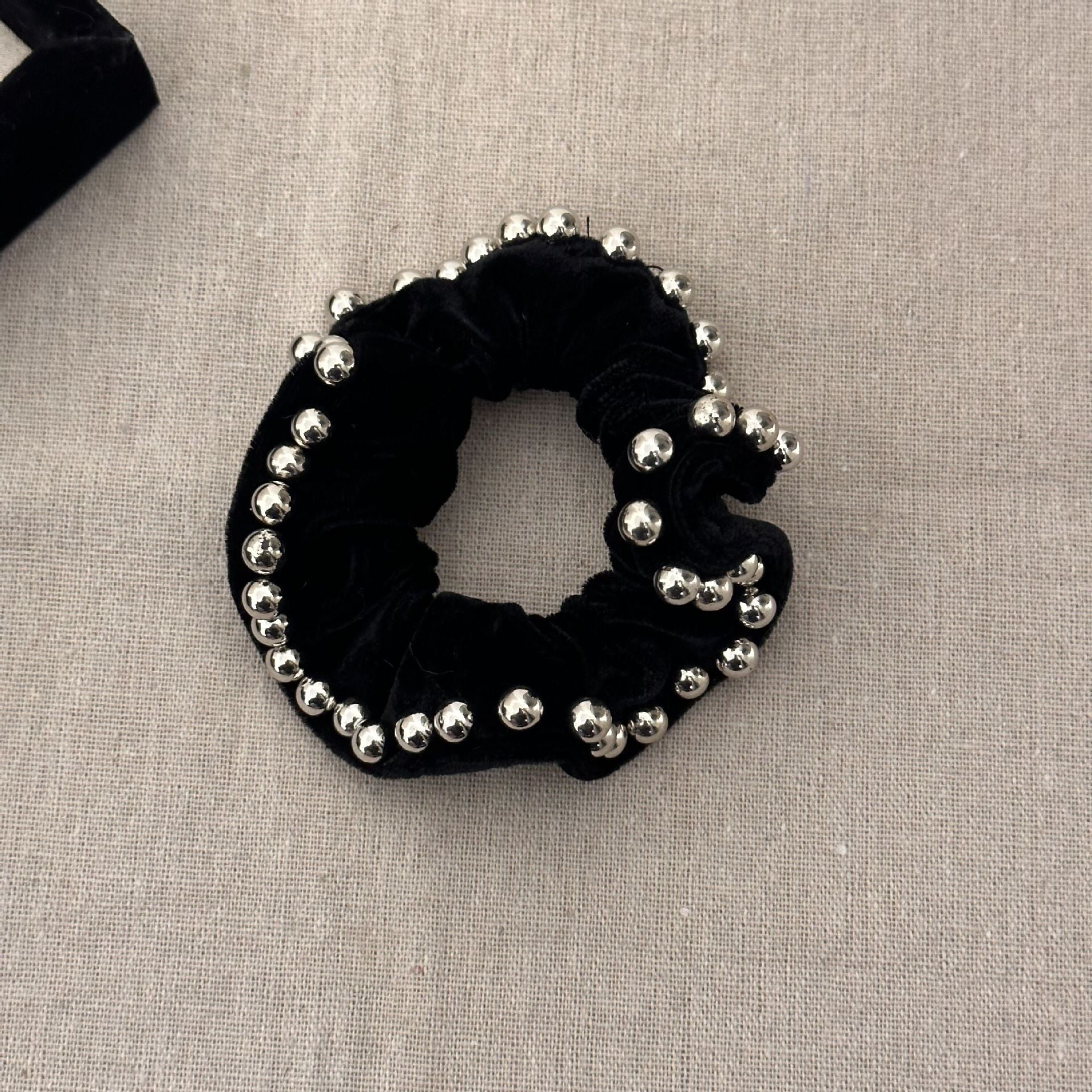 Velvet Pearl Hair Tie - DippedShop Wholesale - #3475