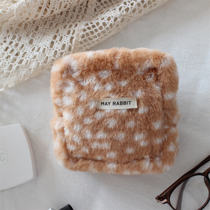Plush Portable Cosmetic Bag - DippedShop Wholesale - #1811
