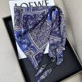 Cashew Print Silk Scarf - DippedShop Wholesale - #4195
