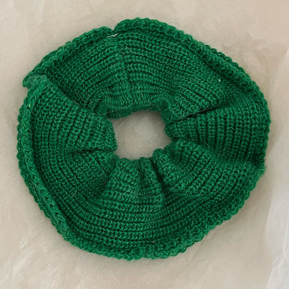 Stylish Solid Color Knit Ruffled Hair Scrunchies MK2BW6W6HSR59