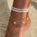 Stylish Pearl Bead Chain Starf - DippedShop Wholesale - #5987