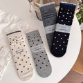 Polka Dot Ruffled Crew Socks - DippedShop Wholesale - #7747