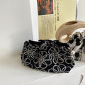 Floral Embroidered Lace Cosmetic Bag - DippedShop Wholesale - #6371