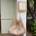 Crochet Mesh Shoulder Bag - DippedShop Wholesale - #3859