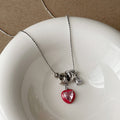 Fashion Cubic Zirconia Teardrop Pendant Necklace 6W6JNC433